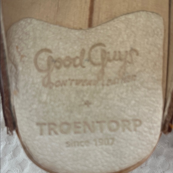 LN Troentorp Classic Brown Leather Clogs Size 36/6 - Picture 2 of 7